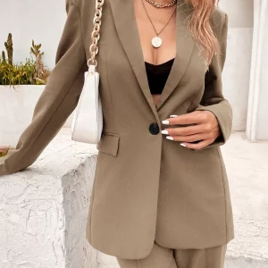 BLAZER LONGO ESTILO ALFAIATARIA COR VERDE