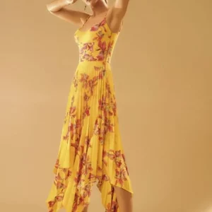 VESTIDO AMARELO FLORIDO